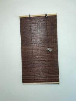 New Brown Bamboo Blinds for Interior Windows 21"x36"