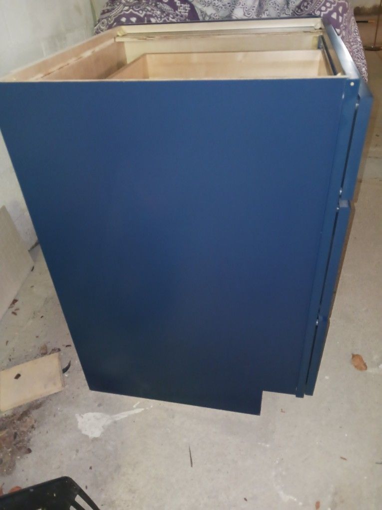 2 Midnight Blue Beautiful Drawer Cabinets