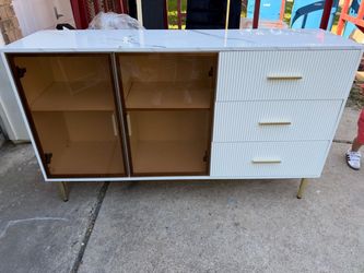 White Buffet Cabinet