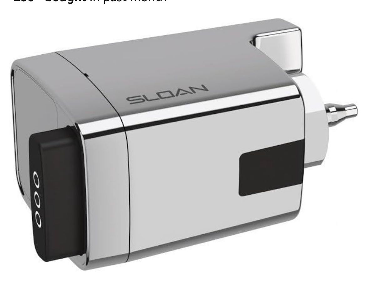 Sloan EBV-500-A Exposed Side Mount Sensor Urinal/Water Closet Retrofit Flushometer | Battery Powered, 3 Year Battery Life, with 72 Hour Sentinel Flush