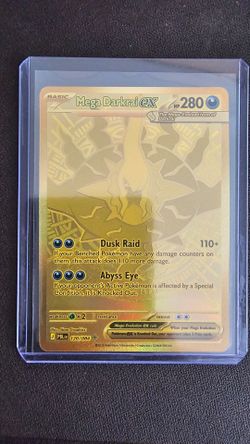 Pokémon Mega Darkrai Ex 120/84 Gold
