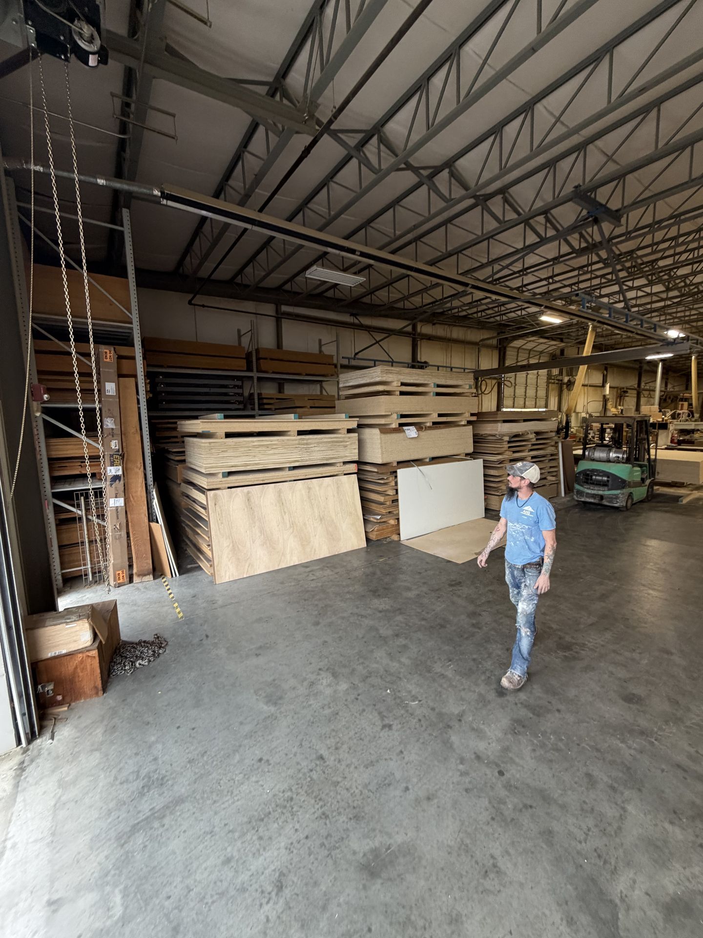 Few thousand sheets of plywood,osb,sub floor sheets,wood slabs and real wood trim.