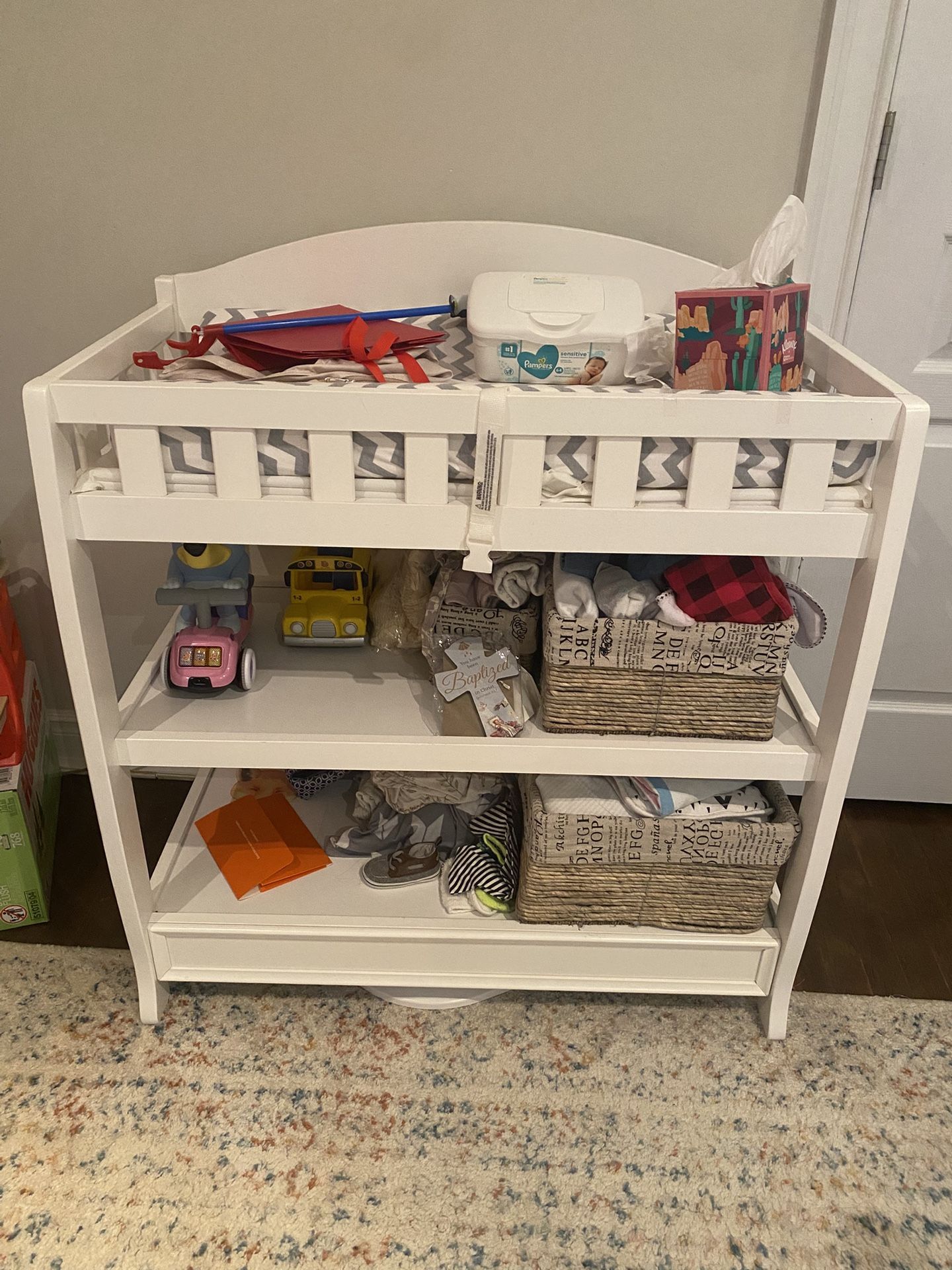 White Changing Table