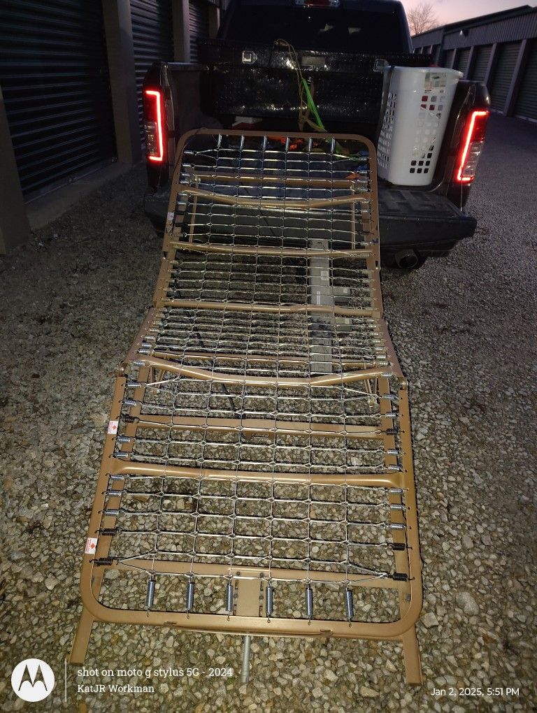 Twin Size Bed With Foot And Head Electric Elevation