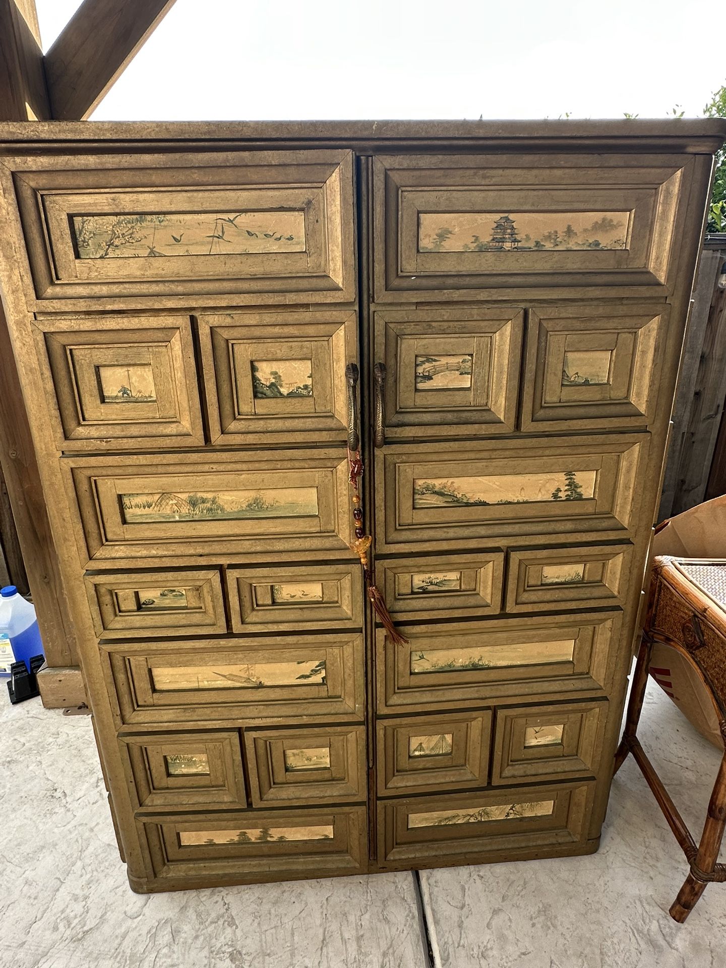 Vintage Japanese Armoire/cabinet