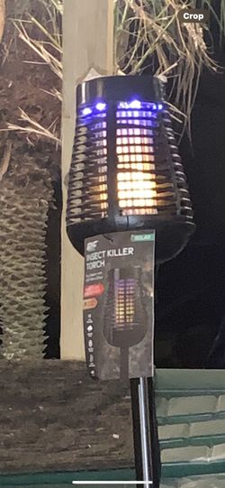 Brand New Solar Powered Bug Zapper Torch 