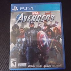 Marvel Avengers For The Ps4
