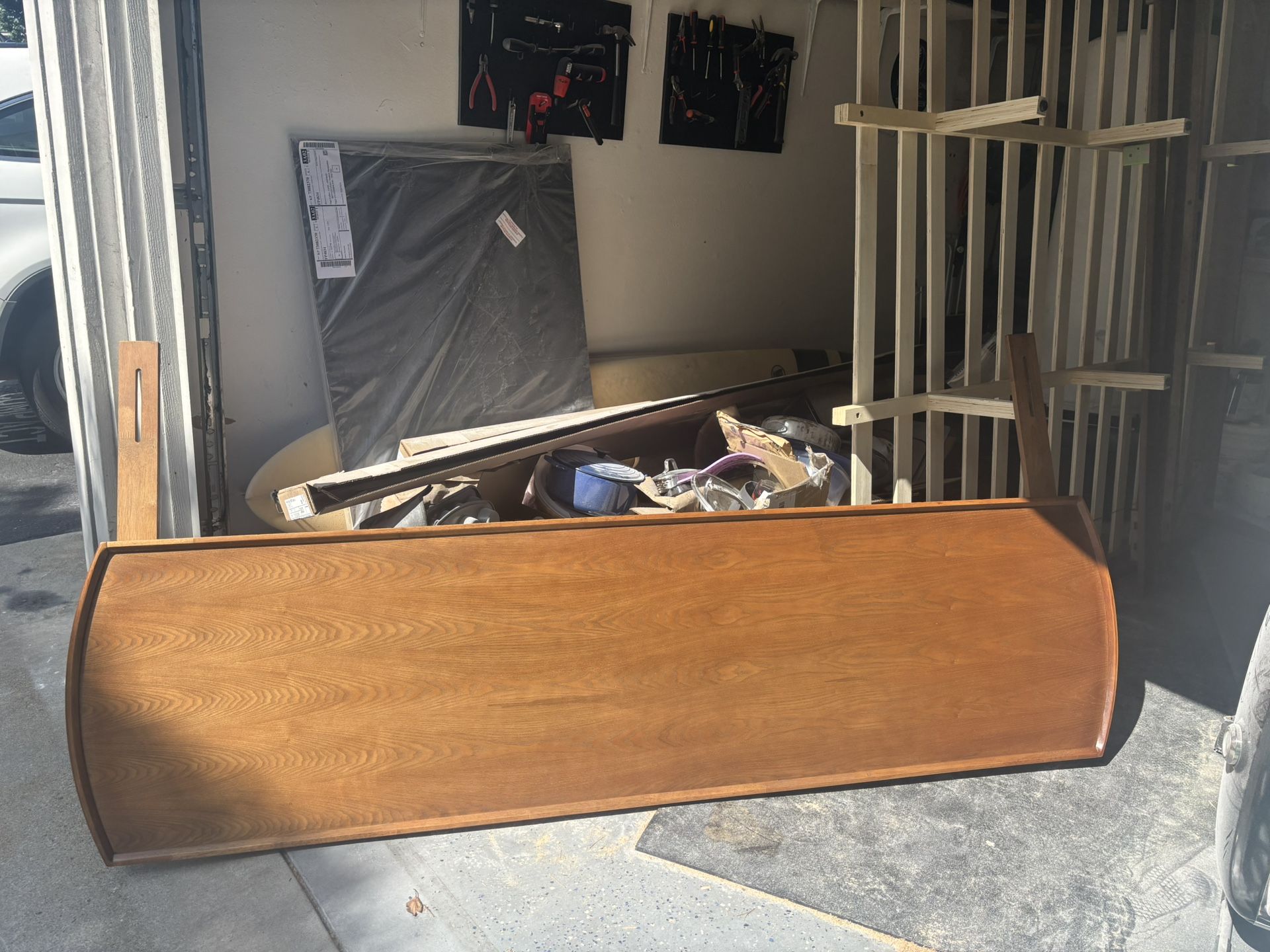 King Sized Bed Frame With Headboard