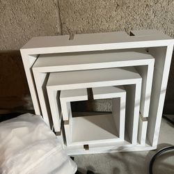 Squares Decorative Wall Shelf 