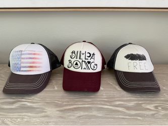 3 Women’s Baseball Hats - 1 NWT