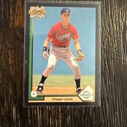 Chipper Jones Anniversary Rookie card
