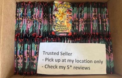 $12.75 each - Pokemon Trading Card Game: Ascended Heroes booster pack