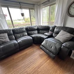 Free Leather Sectional Couch