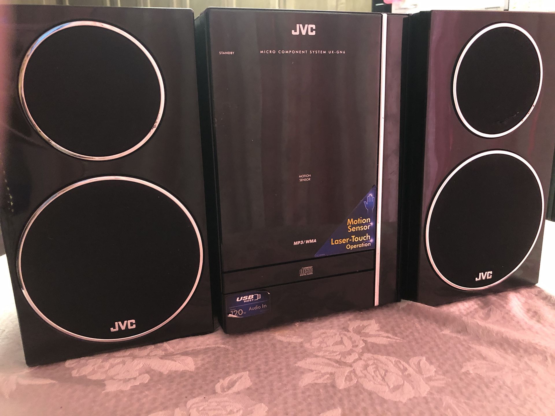 JVC CD & iPod dock Micro System