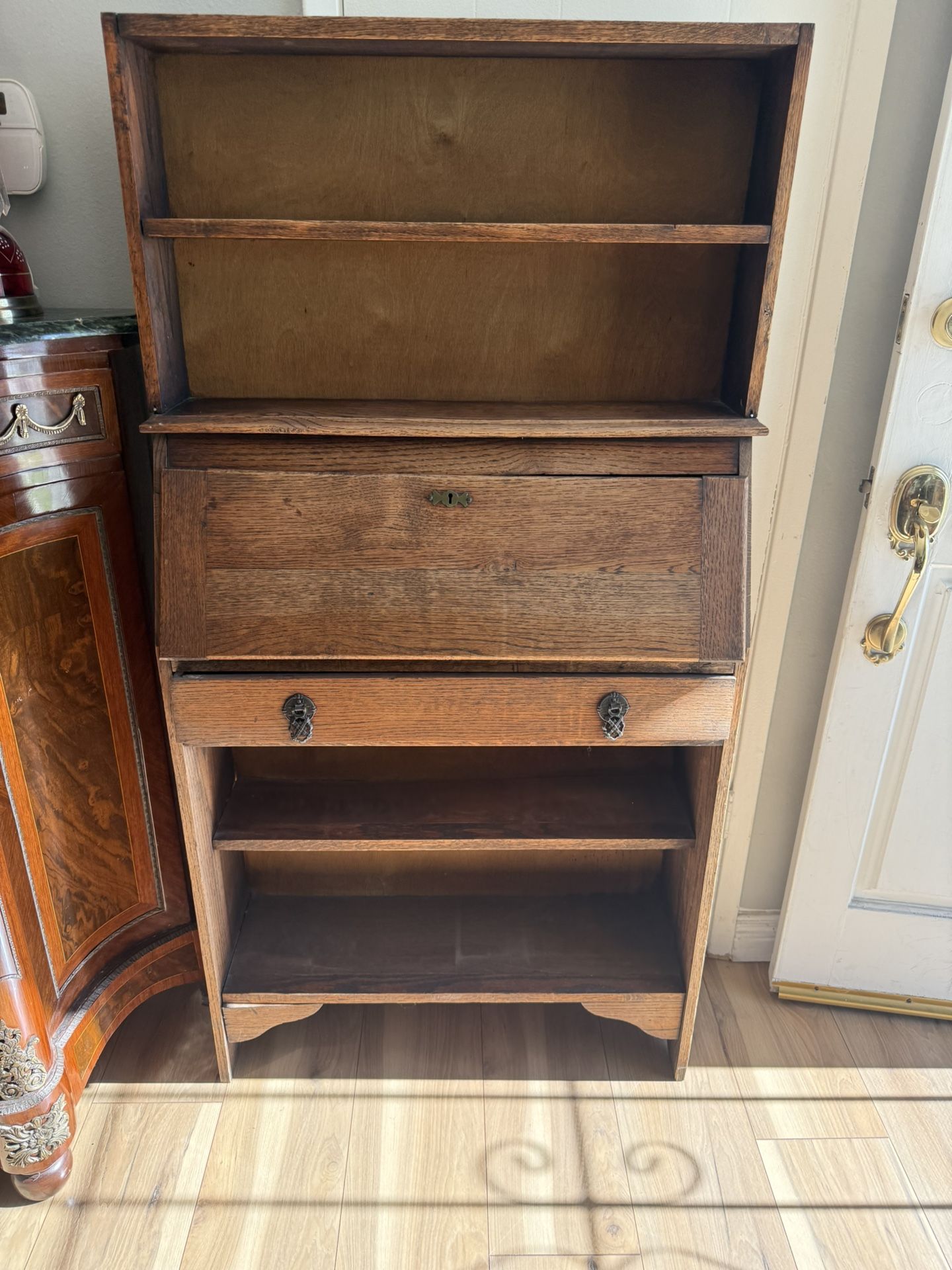 Antique Timber Fall Front Bureau