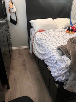 Full Size Wood Bed Frame
