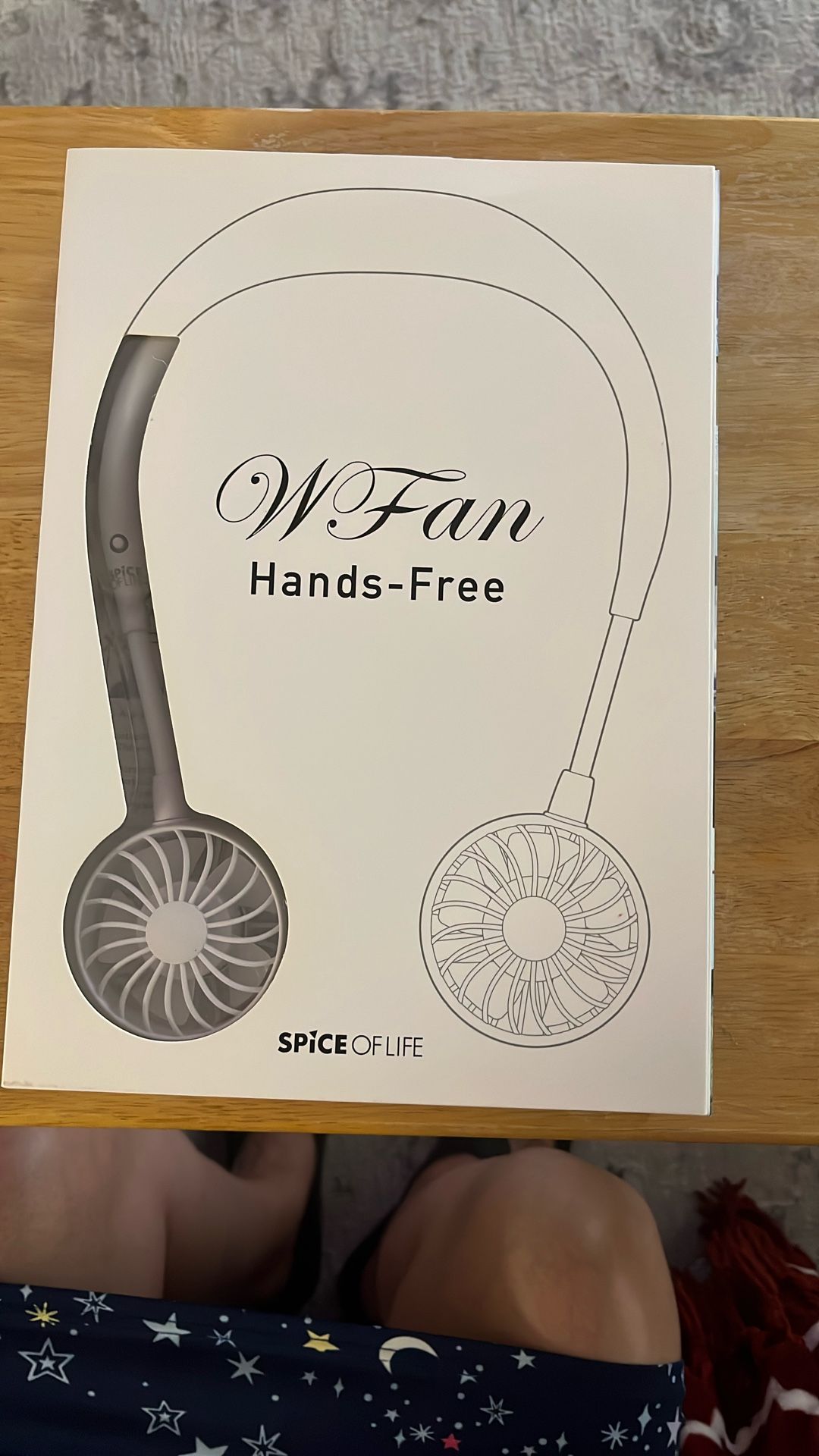 W  Fan    neck fan,  Brand New 