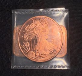 1oz Benjamin/Lady Liberty Copper Banknote and Coin
