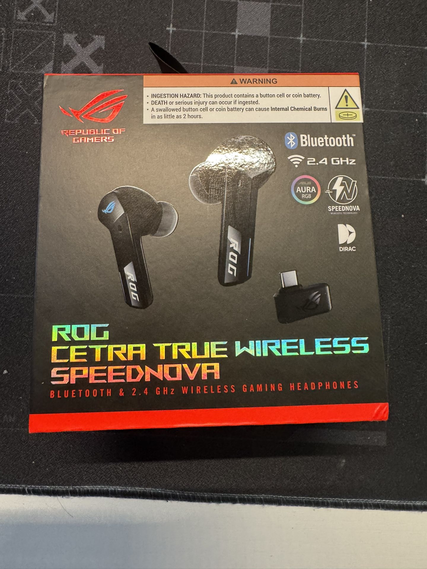 Rog Cetra True Wireless Gaming Headphone SpeedNova