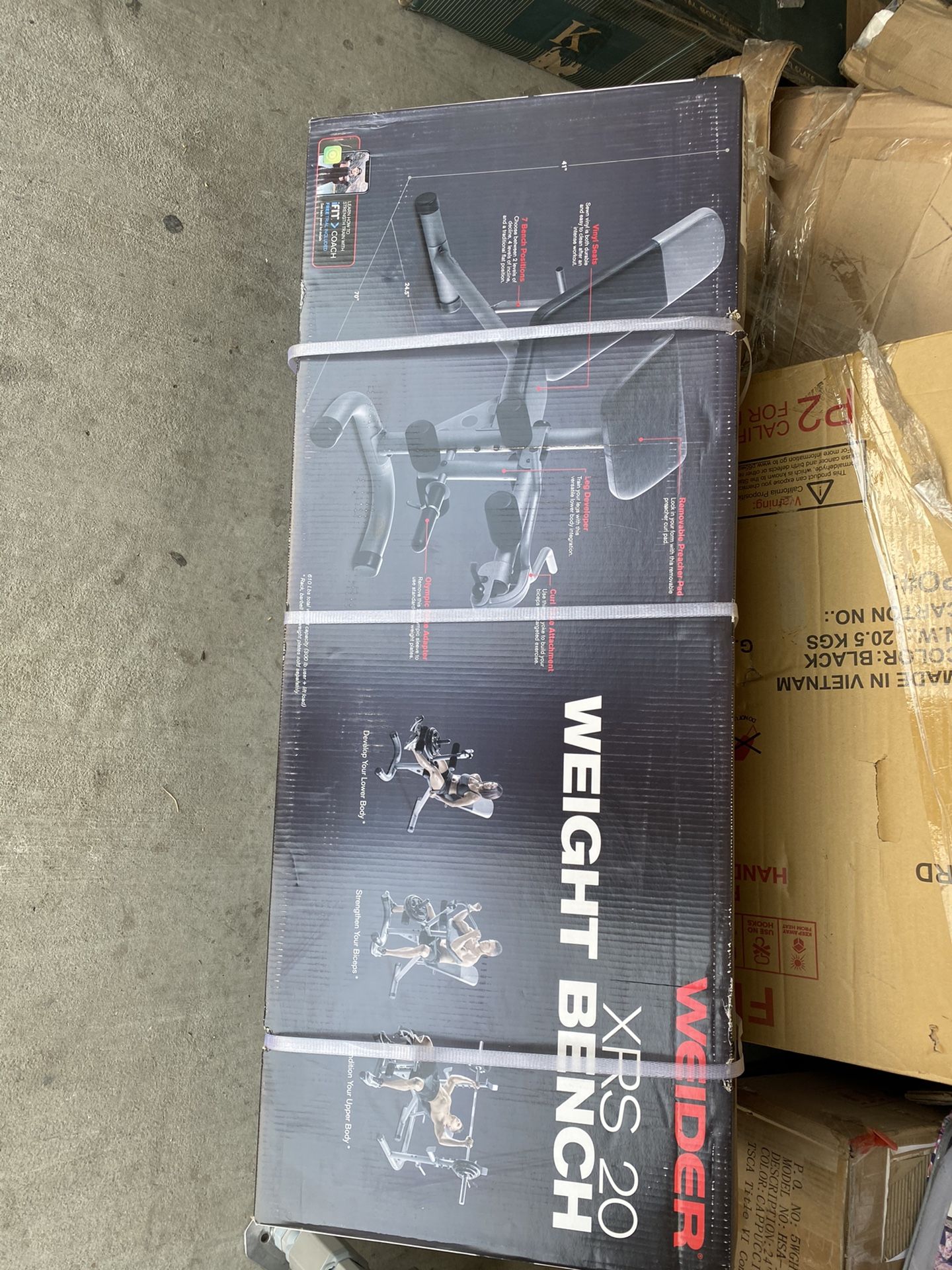 Weight bench new