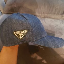 Denim Baseball Cap Velco Adjustable 