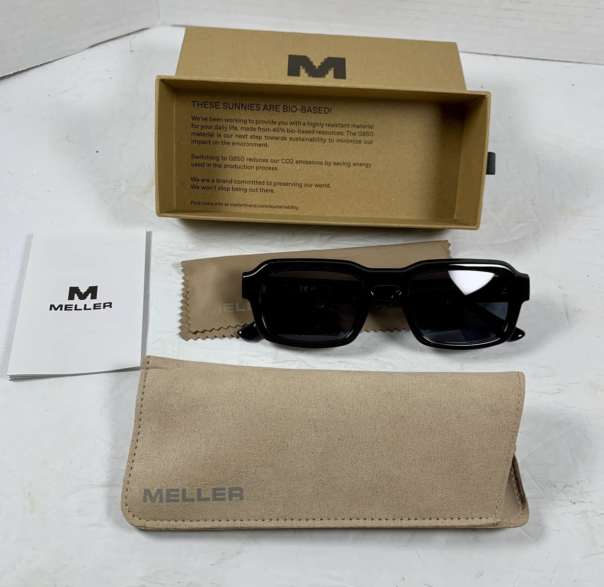 Meller Sunglasses Nayah Black Polarized AY-Tutcar NEW