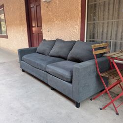 dark grey couch ( brand unknown )