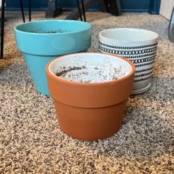Various Plant Pots