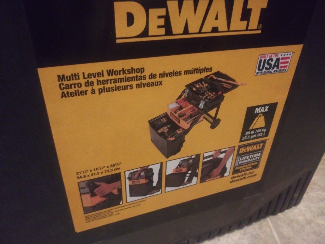 Dewalt tool box $100 new.