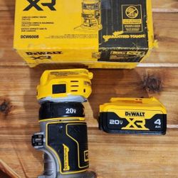 Dewalt 20V Compact Router, Battery