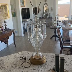 Vintage Crystal Lamps