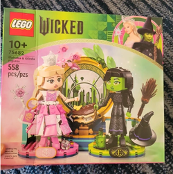 Lego Wicked Alphabet & Glinda figures 75682 Damaged Box