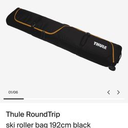 Thule RoundTrip ski roller bag 192cm black