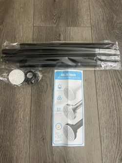 NIB 44-74 Inch Shower Curtain rod $8