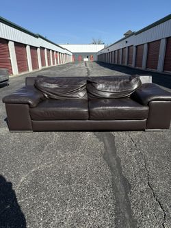 Giant Leather Sofa Couch