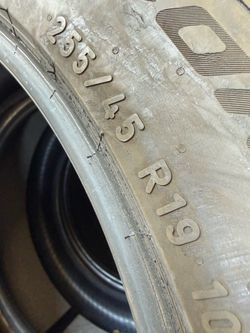 TESLA MODEL Y 255/45/19 (4 Tires) $40.00/ Each