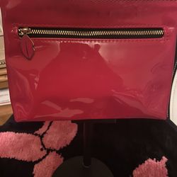 Authentic YSL  Hot Pink Small Beauty Bag