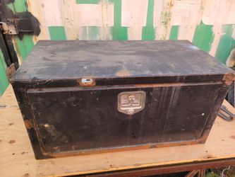 Truck flatbed tool box  chain box