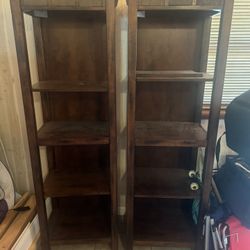 Two Display / Book Shelves 