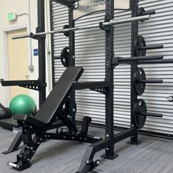 NEW SQUAT RACK POWER RACK W ATTACHMENTS- FREE DELIVERY