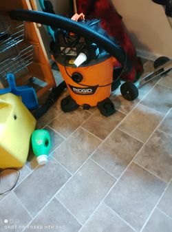 Ridgid wet and dry vacuum