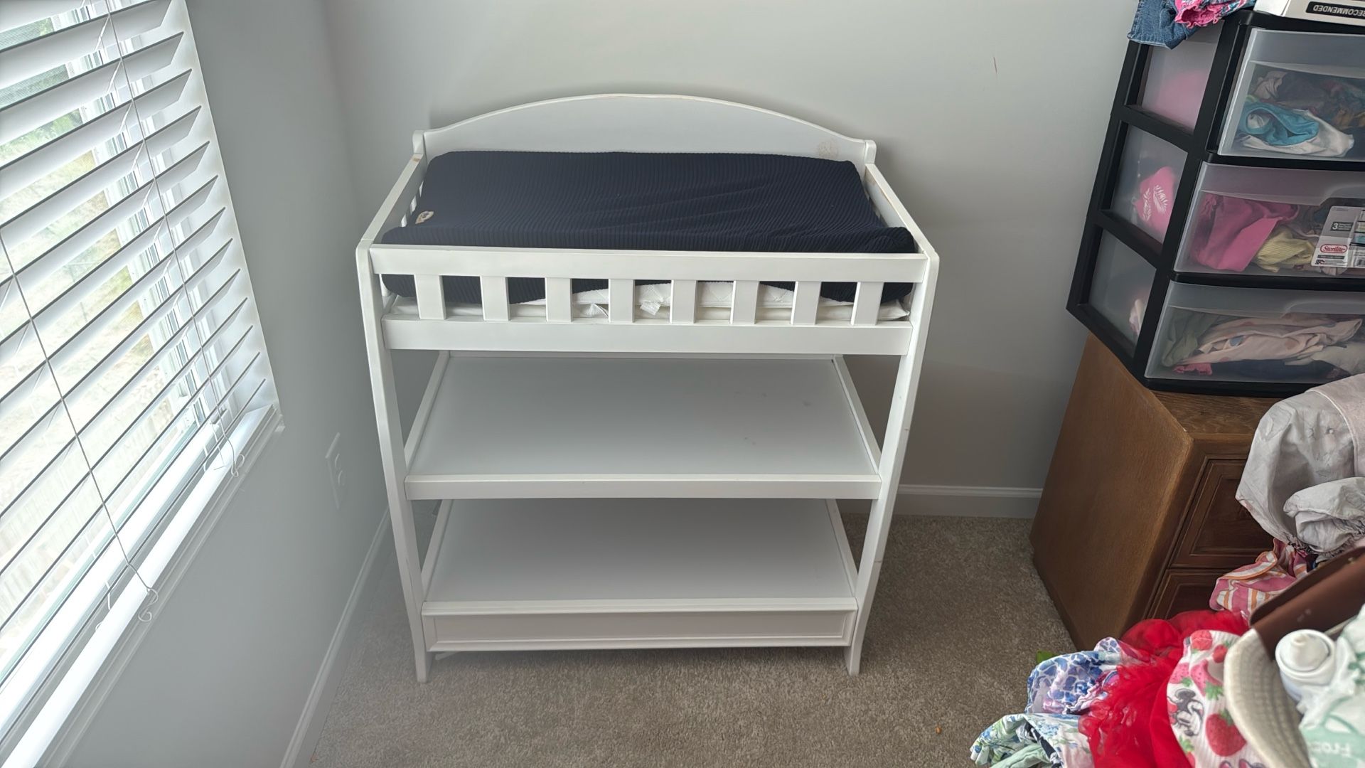 White Changing Table