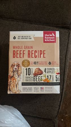 The Honest Kitchen Dehydrated Whole Grain Beef Dog Food, All Breeds, 10 lbs.