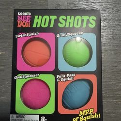 NEEDOH HOT SHOTS 4PACK SPORTS BALL