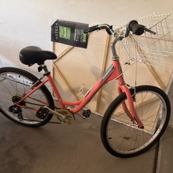 Pink Schwinn Woman’s Bike With Basket