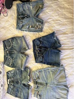 Denim shorts