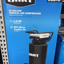 NEW/NUEVO- Hart Air Compressor 20 Gallon 