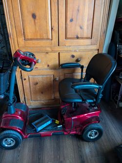 Red Electric Scooter