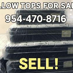 Stop Sleeping on a Rock! Experience the Cloud-Like Comfort of a Pillow Top. 