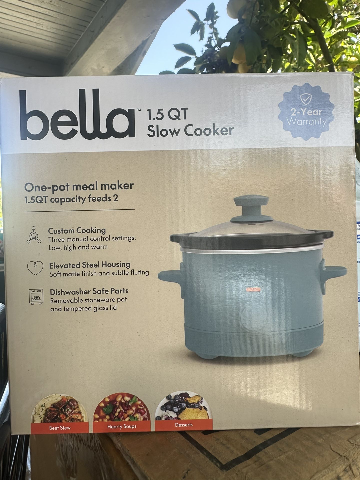Bella 1.5qt Slow Cooker